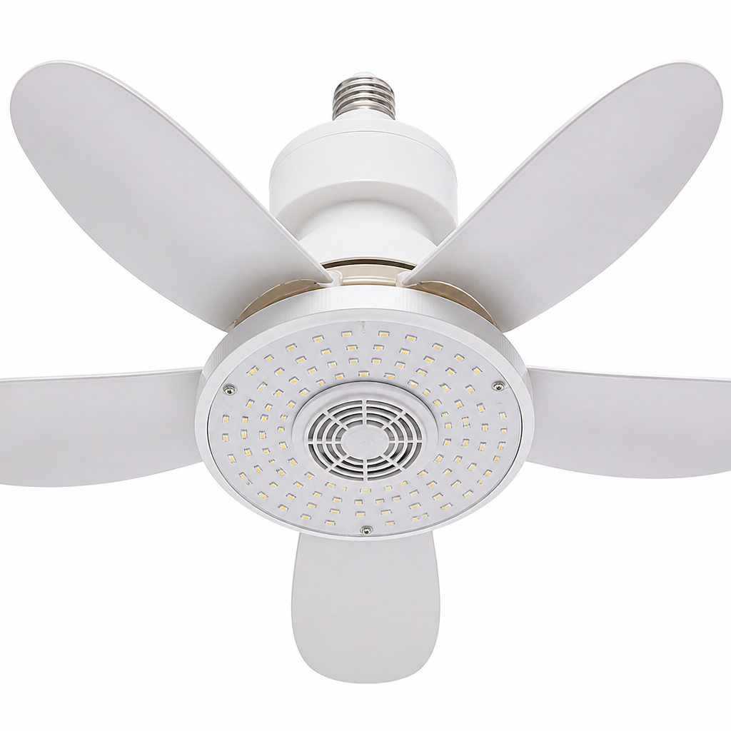 Ventilateur de Plafond LED avec Télécommande — Fraîcheur & Lumière 2-en-1